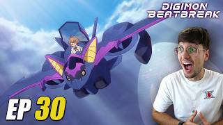Scourgechiropmon y el hermano gemelo de Makoto 😱 (cap 30) | Digimon Beatbreak Reacción anime