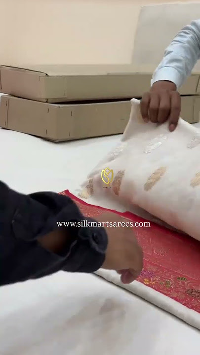 Two Banarasi Kora silk sarees one with delicate buta, one with Kadhwa jaal. Pure handloom elegance.