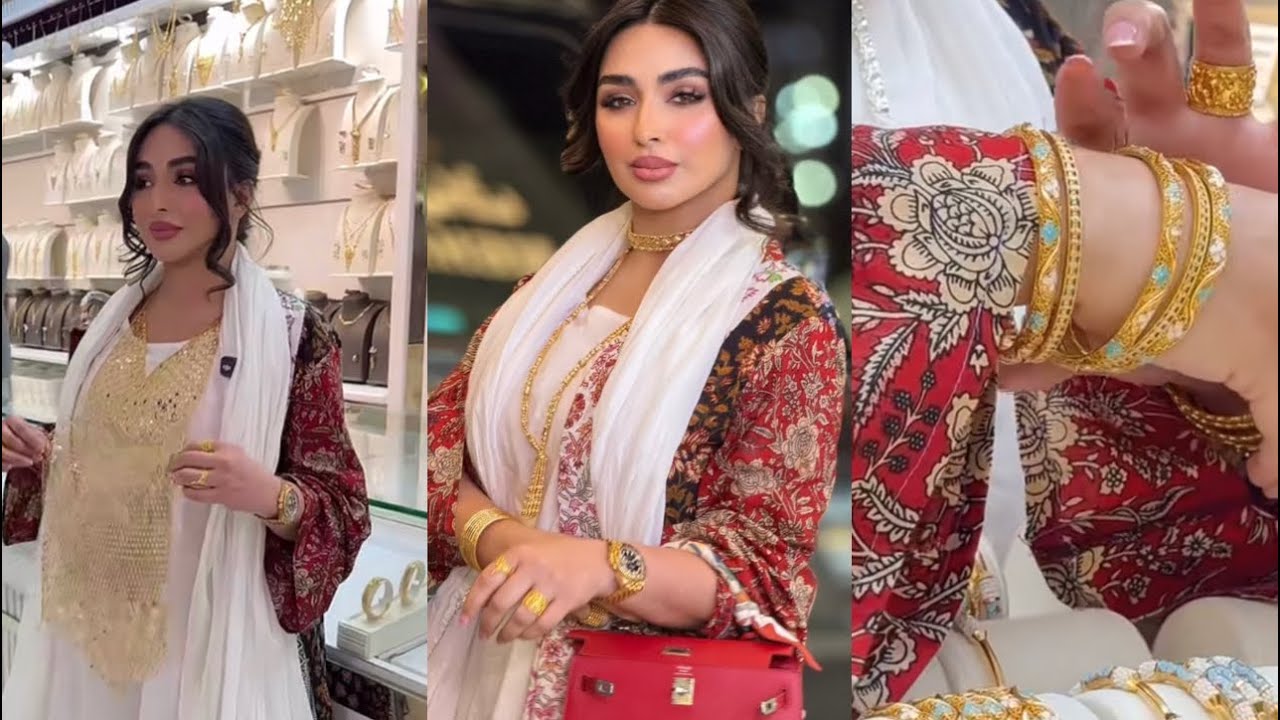 بمناسبة رمضان 🌙دلعت نفسي واشتريت طقم ذهب شوفو أخر موديلات😍الذهب زينه وخزينه💸🤩