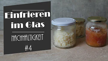 Kann man ein Glas einfrieren?