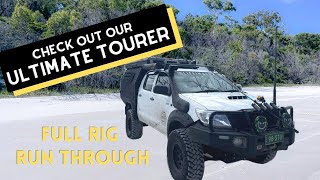 OUR ULTIMATE TOURER SETUP | HIGHLY MODIFIED TOYOTA HILUX N70 BUILD   CUSTOM CANOPY AND TRAY SETUP