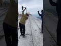 simple techniques for cutting mountain rocks #shorts