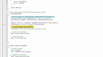 cocoa programming - timeApp take 2