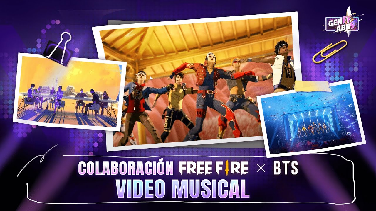 IDOL- Video Musical Oficial de colaboración Free Fire x BTS 💜 | Garena Free Fire