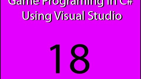 Game Programing in C# Using Visual Studio EP 18 Mouse Input