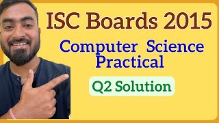 ISC Class 12 Computer Science Boards Practical 2015 | Question 2 Solution - Rotate Matrix
