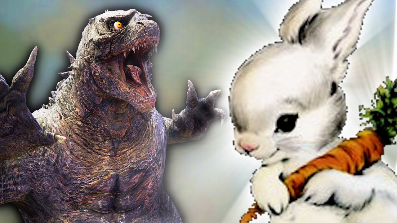 Can Godzilla Fight A Bunny Rabbit? - YouTube