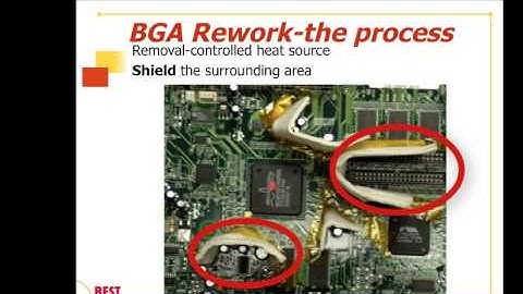 BGA Rework - The Process of Removal