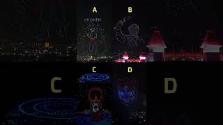 Select your Favorite | Our Most Iconic Drone Show Formations from some of the recent shows