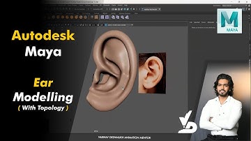Autodesk Maya | Ear Modelling With Topology