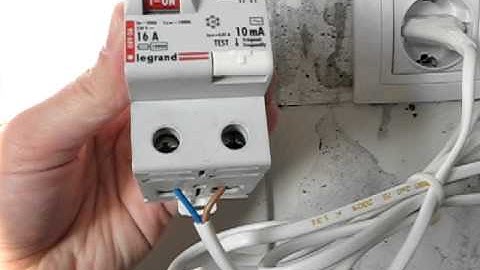 10 mA Residual Current Device (RCD) Test