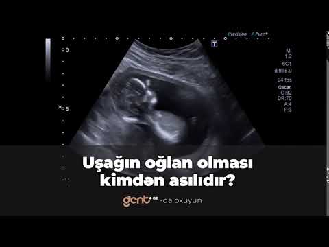 Uşağın oğlan olması kimdən asılıdır?