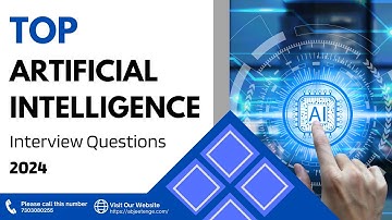 Top Artificial Intelligence Interview Questions and Answers for 2024 | AI Career Tips#ai
