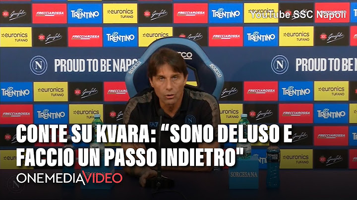 #napoli CONTE SU KVARA | “HA CHIESTO DI ESSERE CEDUTO. SONO DELUSO E FACCIO UN PASSO INDIETRO"
