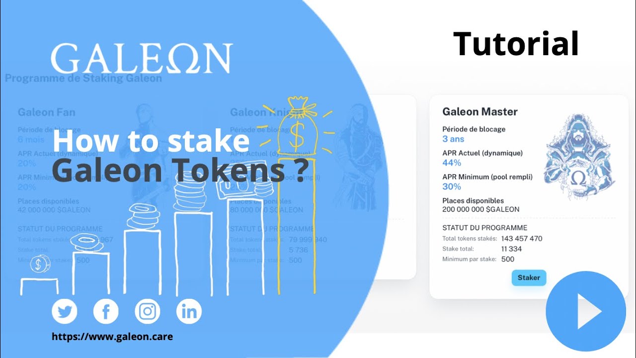 Galeon - How To Stake Galeon Tokens ?