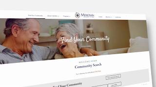 Meridian Senior Living Launches New Website