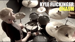 Then It Ends - Chasm (KYLE FLICKINGER Drum playthrough) #metalcore #metal #drummer #drums