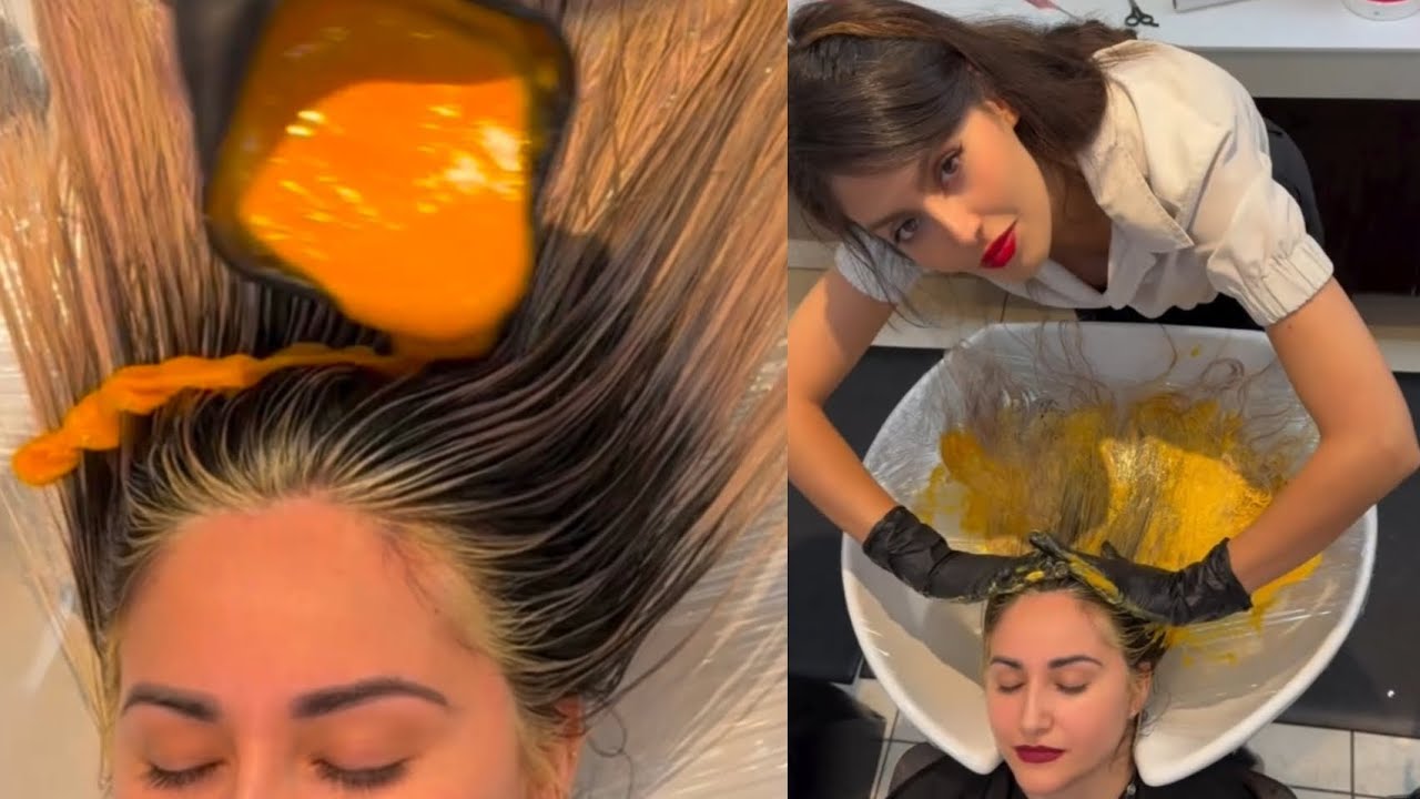 سر المطبوخه بالقهوه 🫘كنز غي بيتك‼️صبغه الكستنائي🙈وداعا شيب الشعر والتساقط من اول مره ❤️🔥