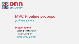 DNN MVC Pipeline Proposal: Admin Settings Demo Profile