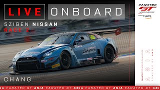 LIVE ONBOARD | #500 Team 5zigen Nissan GT-R NISMO GT3 | Race 2 | Chang | 2024 Fanatec GT Asia