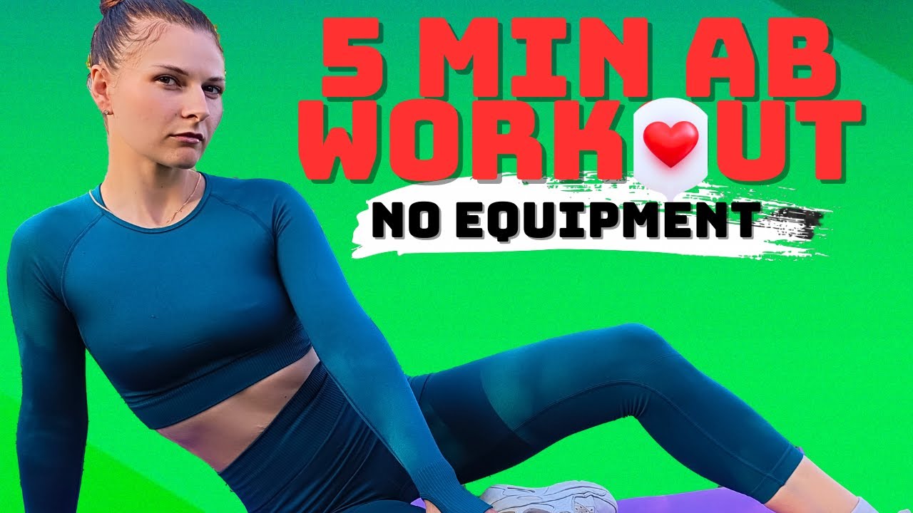 5 MINUTES AB WORKOUT | No Equipment | Workout At Home - YouTube