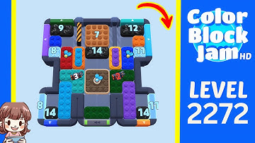 Color Block Jam Level 1364 (2272) Solution Walkthrough