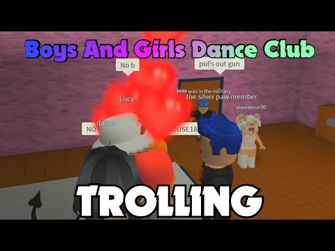Spying On Random People In Boys And Girls Dance Club Trolling Roblox Youtube - boys and girls dance club roblox free robux game on roblox