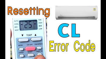 Resetting/Resolving CL Error code in Midea AC /tamil / joe tamizha