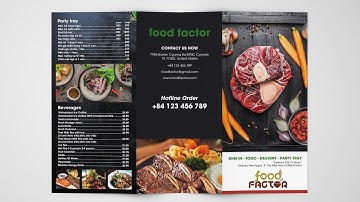 Hướng dẫn thiết kế menu gấp 3 bằng Photoshop CC2019 | Hải Thanh Design