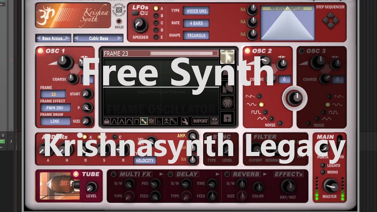 Free Synth - KrishnaSynth Legacy  -  No talking