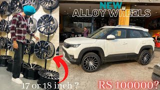 New Brezza De Alloy Wheels 🛞| worth 100000 rs 😳 | velocity tyres | Punjabi Vlog | pendu italian