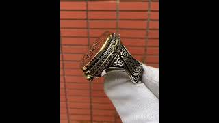 Kişiye Özel Üretim Doğal Tamamen El Işçiliği Sanat Gümüş Yüzük 925 Ayar