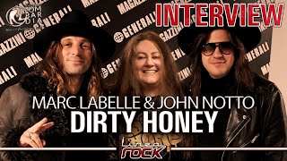 DIRTY HONEY - Marc &amp; John interview @Linea Rock 2023 by Barbara Caserta