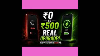 ₹0 vs ₹500 😳 Make Your Phone FASTER? (Don’t Waste Money 💀)