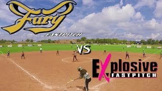 Information Fury Fastpitch Vegas vs Explosive Black 12 Fastpitch Softball Update