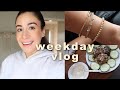 VLOG : my fave gold jewelry, running errands, trying a new recipe app