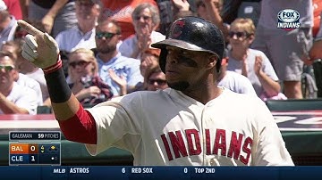 BAL@CLE: Kipnis plates Santana to open the scoring