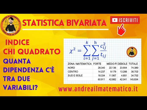 Video: Qual è la differenza tra correlazione e chi quadrato?