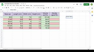 How to make a Density Graph! IS9