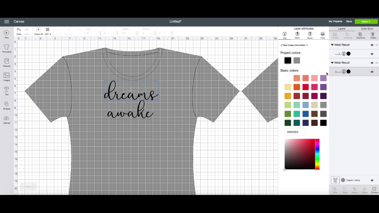 How To Make A Shirt Mockup In Cricut Design Space Cricut Design | My ...