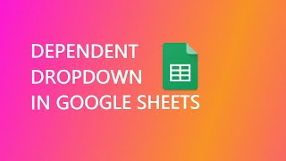 Simple Dynamic Dropdown in Google Sheets using script.