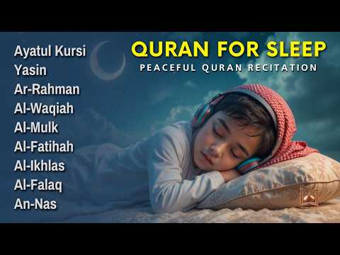 Beautiful Soft Quran for Sleep | Calm Recitation for Deep Deep Rest & Peace | Alaa Aqel