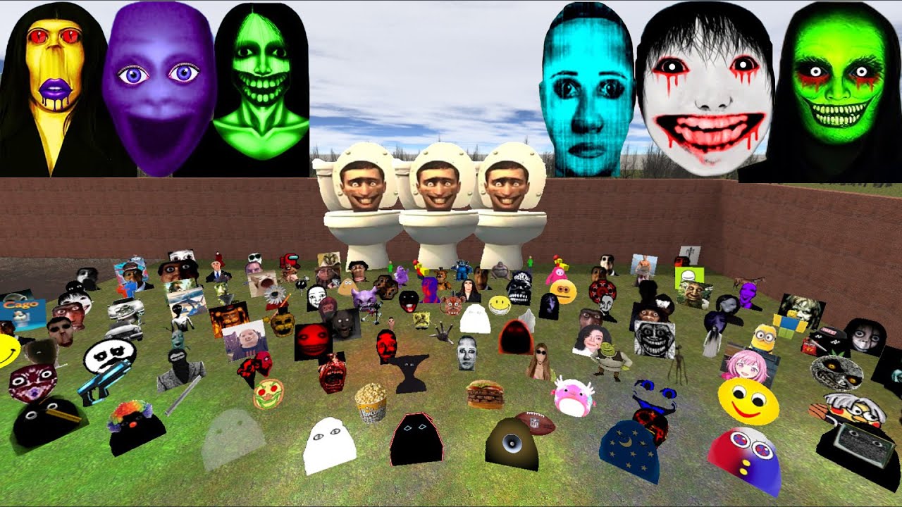 Too Much Nico Nextbots and nextbots in the Maze | Garry's Mod
