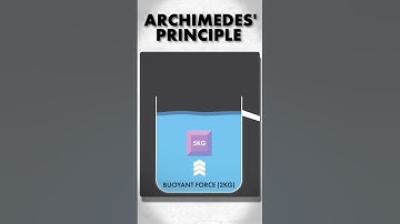 Archimedes Principle Explained in 60 seconds!