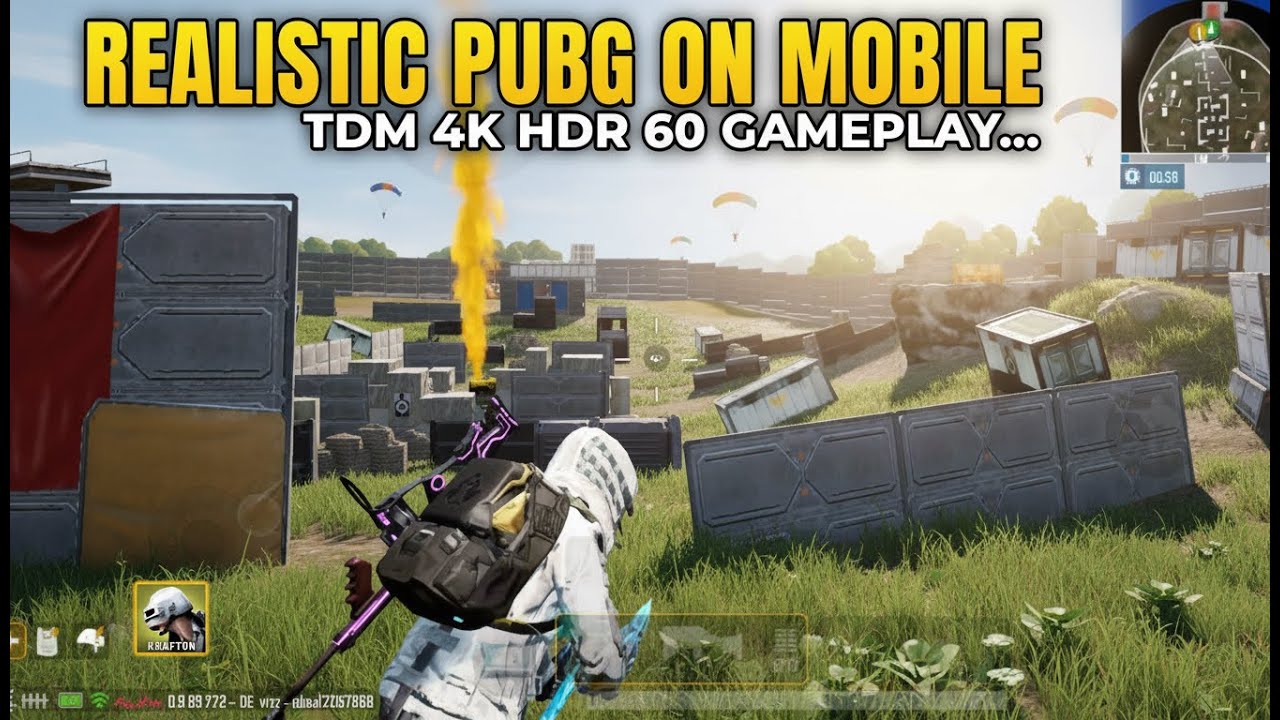 REALISTIC PUBG ON MOBILE ✅ NEW UPDATE MORE IMPROVEMENT TDM 4K HDR 60 FPS GAMEPLAY NEW STATE MOBILE 🔥