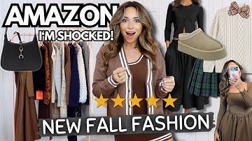 OMG!💰AMAZON FALL FASHION HAUL & TRY ON!🤎BEST NEW ARRIVALS! BUDGET FRIENDLY 🍂