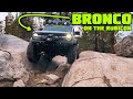 New ford bronco vs the rubicon trail  during jeep jamboree