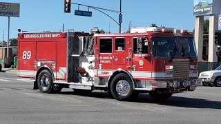 LAFD Engine 89 Responding
