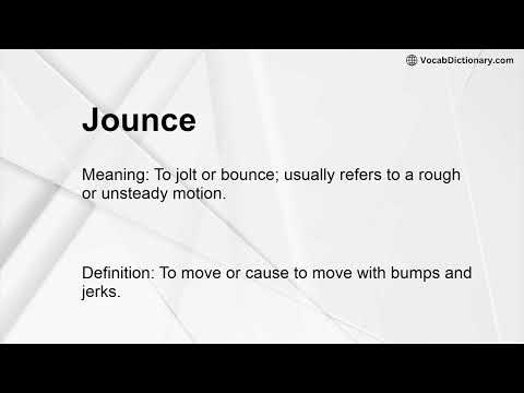 Jounce Definition Automotive