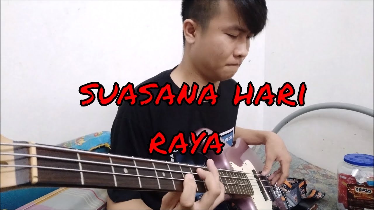  Suasana  Hari  Raya  Anuar Zain Ellina BASS Cover YouTube